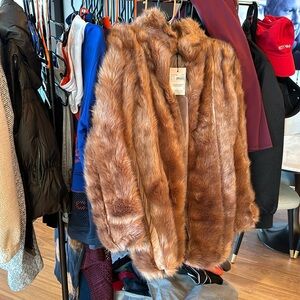 Brand New Faux Fur Coat Missguided Tall UK 10 US 6 w/ tags